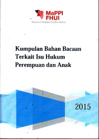Image of Kumpulan bahan bacaan terkait isu hukum perempuan dan anak