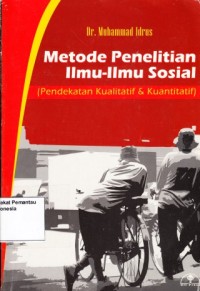 Image of Metode Penelitian Ilmu-ilmu sosial (Pendekatan Kualitatif dan Kuantitatif)