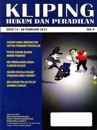 Image of Kliping Hukum dan Peradilan No. 4 Edisi 14-28 Februari 2013