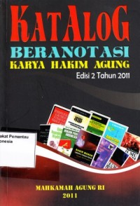 Image of Katalog Beranotasi Karya Hakim Agung