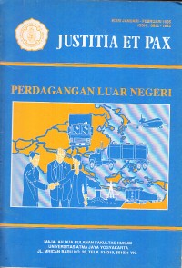 Image of Justitia Et Pax: Perdagangan Luar Negeri Edisi Januari-Februari 1995