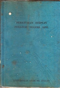 Image of Peraturan Disiplin Pegawai Negeri Sipil