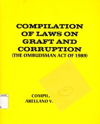 Image of Compilation of laws on graft and corruption : the ombudsman act of 1989