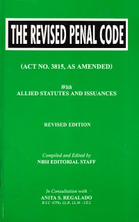 Image of The revised penal code : with allied statutes and issuances