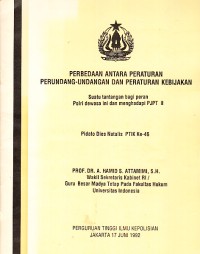 Image of Perbedaan antara Peraturan Perundang-undangan dan Peraturan Kebijakan