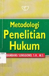 Image of Metodologi Penelitian Hukum