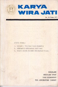Image of Karya Wira Jati No. 36 Tahun 1973