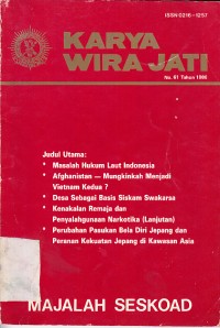 Image of Karya Wira Jati No. 61 Tahun 1986