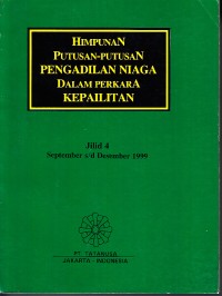 Image of Himpunan Putusan-putusan Pengadilan Niaga dalam Perkara Kepailitan