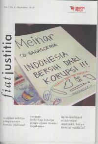 Image of Fiat Justitia Vol. 1 No. 2 - September 2015