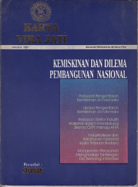 Image of Karya Wira Jati No. 82 Tahun 1993 : Kemiskinan dan Dilema Pembangunan Nasional