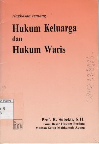 Image of Ringkasan Tentang Hukum Keluarga dan Hukum Waris