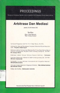 Image of Arbitrase dan Mediasi : proceedings