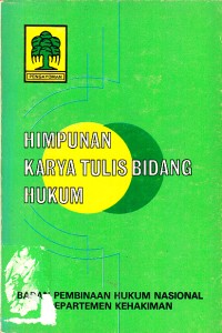 Image of Himpunan Karya Tulis Bidang Hukum