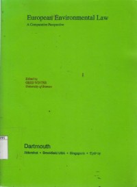 Image of European Environmental Law : a comparative perspective