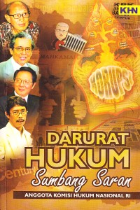 Image of Darurat Hukum: Sumbang Saran Anggota Komisi Hukum Nasional RI