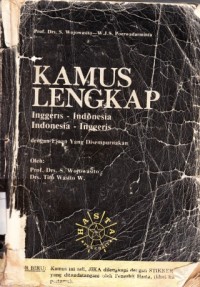 Image of Kamus Lengkap Inggeris-Indonesia, Indonesia-Inggeris dengan Ejaan Yang Disempurnakan