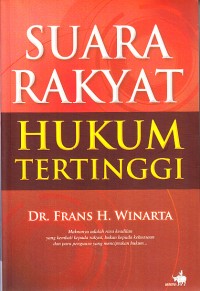 Image of Suara Rakyat Hukum Tertinggi