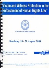 Image of Victim and Witness Protection in the Enforcement of Human Rights Law, Bandung, 18-21 August 2004