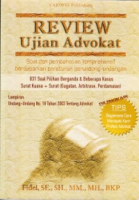 Image of Review Ujian Advokat (Pembahasan Soal-Jawab Ujian Advokat)