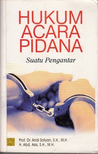 Image of Hukum acara pidana: suatu pengantar