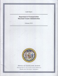 Image of Department of transportation maryland transit administration