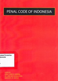 Image of Penal code of Indonesia