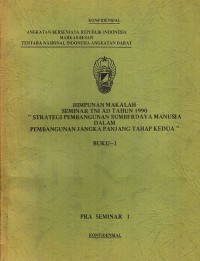 Image of Himpunan Makalah Seminar TNI AD Tahun 1990 