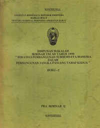 Image of Himpunan Makalah Seminar TNI AD Tahun 1990 