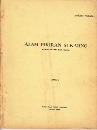 Image of Alam  Pikiran Sukarno (Pembicaraan Dua Buku)