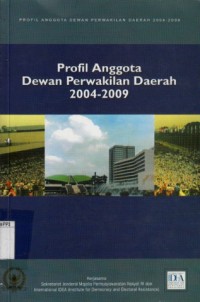 Image of Profil Anggota Dewan Perwakilan Daerah 2004 - 2009