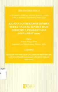 Image of Kejahatan Berbasis Jender Serta Dampak Jender dari Peristiwa Pembantaian di Gujarat 2002