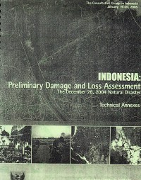 Image of Indonesia: Preliminary Damage and Loss Assessment