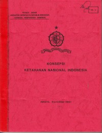 Image of Konsepsi Ketahanan Nasional Indonesia