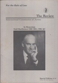 Image of The review: in memoriam Niall MacDermot OBE (Mil), CBE, QC
