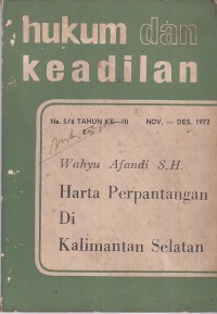 Image of Hukum dan Keadilan: Majalah Persatuan Advokat Indonesia