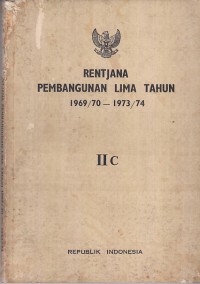 Image of Rentjana pembangunan lima tahun 1969/70-1973/74 II C
