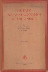 Image of Hukum antar-golongan di Indonesia