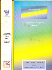 Image of Buku Panduan Manajemen Pusat Bahasa