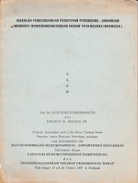 Image of Masalah Pengundangan Peraturan Perundang-Undangan (Menurut/ Berhubungan dengan Hukum Tata Negara Indonesia)