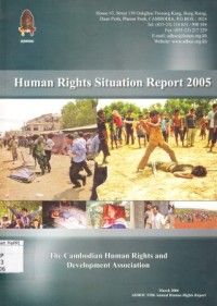 Image of Human Rights Situation Report 2005 : the Cambodian human rights and development association