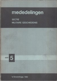 Image of Mededelingen: sectie militaire geschiedenis