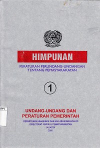 Image of Himpunan Peraturan Perundang-Undangan tentang Pemasyarakatan
