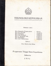 Image of Teknologi Kepolisian
