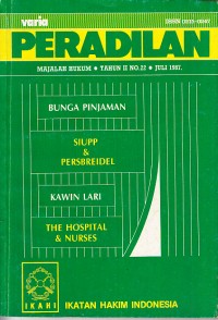 Image of Varia Peradilan: Majalah Hukum No. 22 Juli 1987
