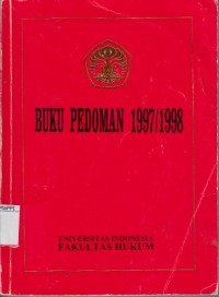Image of Buku Pedoman 1997/1998