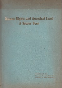 Image of Human rights and ancestral land: a source book