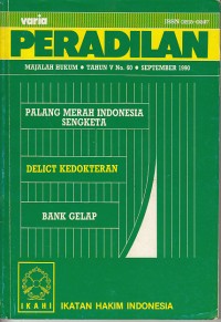 Image of Varia peradilan: majalah hukum Tahun V No. 60 September 1990