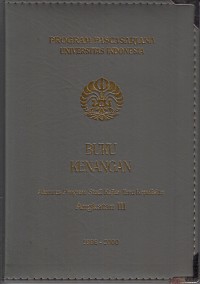 Image of Buku kenangan alumnus program studi kajian ilmu kepolisian angkatan III 1998-2000
