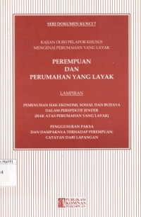 Image of Perempuan dan Perumahan yang Layak